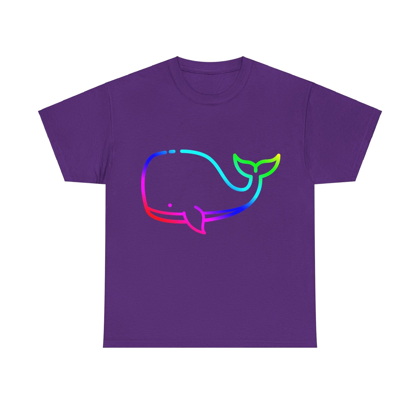 Vibrant, rainbow, colourful whale. Ideal for any animal or wildlife lover. T-SHIRT Use your imagine, bringing magic and sparkle to your life.