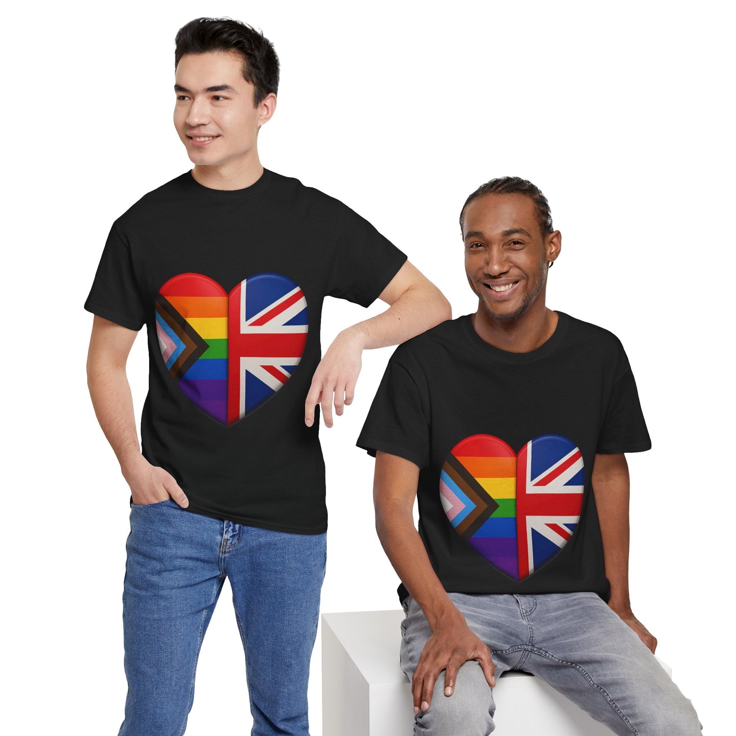 Pride Flag Unisex Tee - Reclaiming the Union Flag
