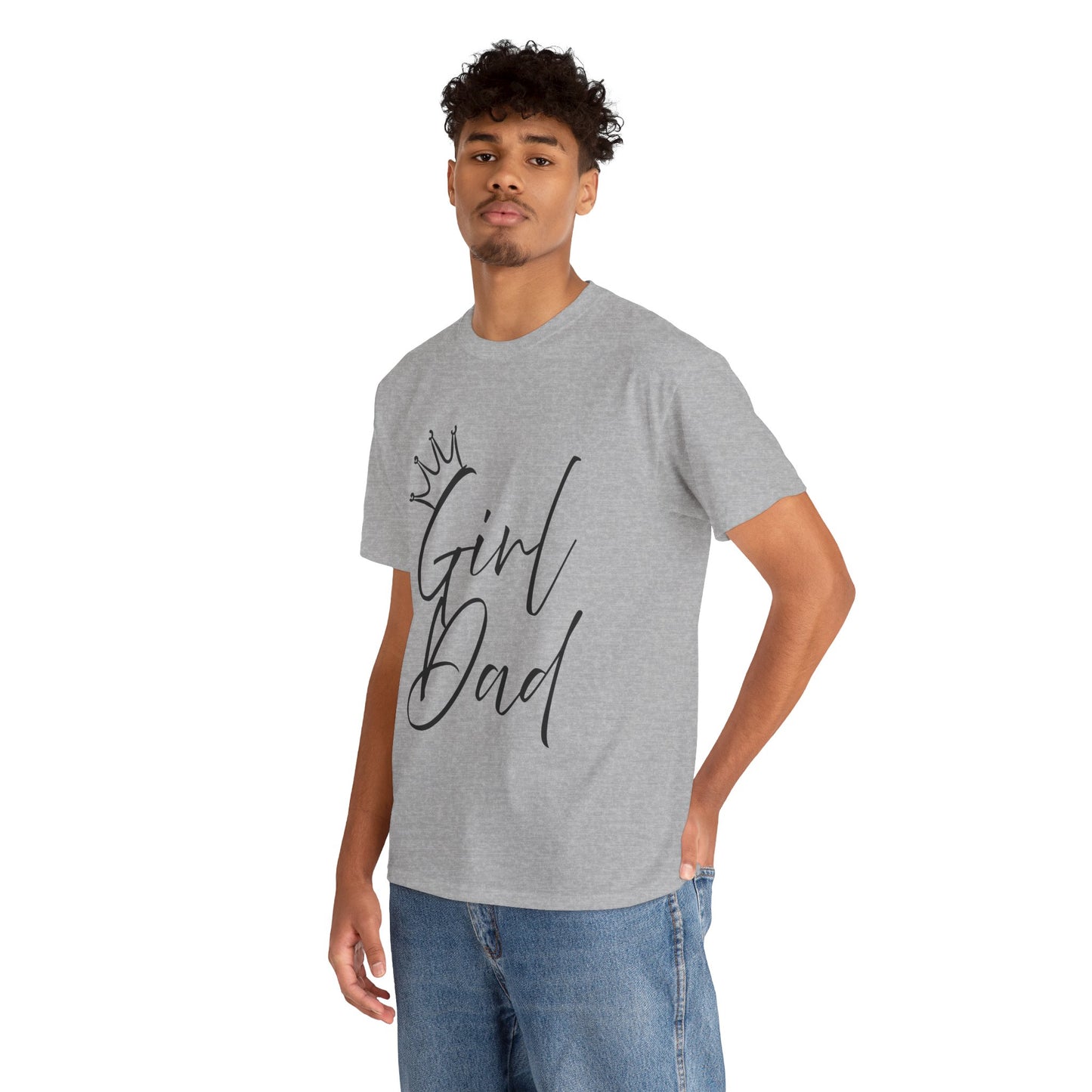 Girl Dad Tee - Unisex Heavy Cotton T-shirt
