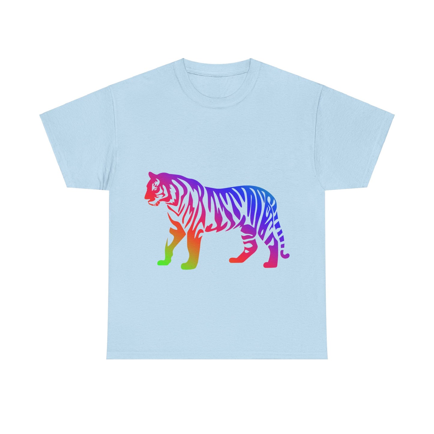 Vibrant, rainbow, colourful tiger. Ideal for any animal or wildlife lover. T-SHIRT