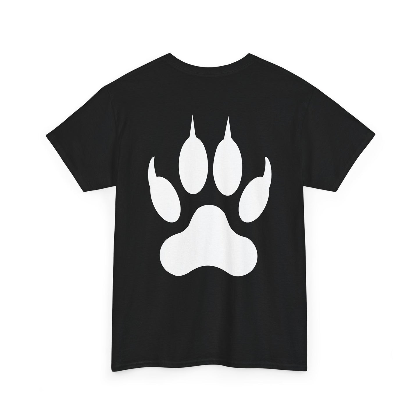 Hear me Roar T-Shirt, Bright, vibrant, make a statement t-shirt. This is for the bold, certain, animal lover, who adores a cat. Full with paw on the rear. Wildlife.