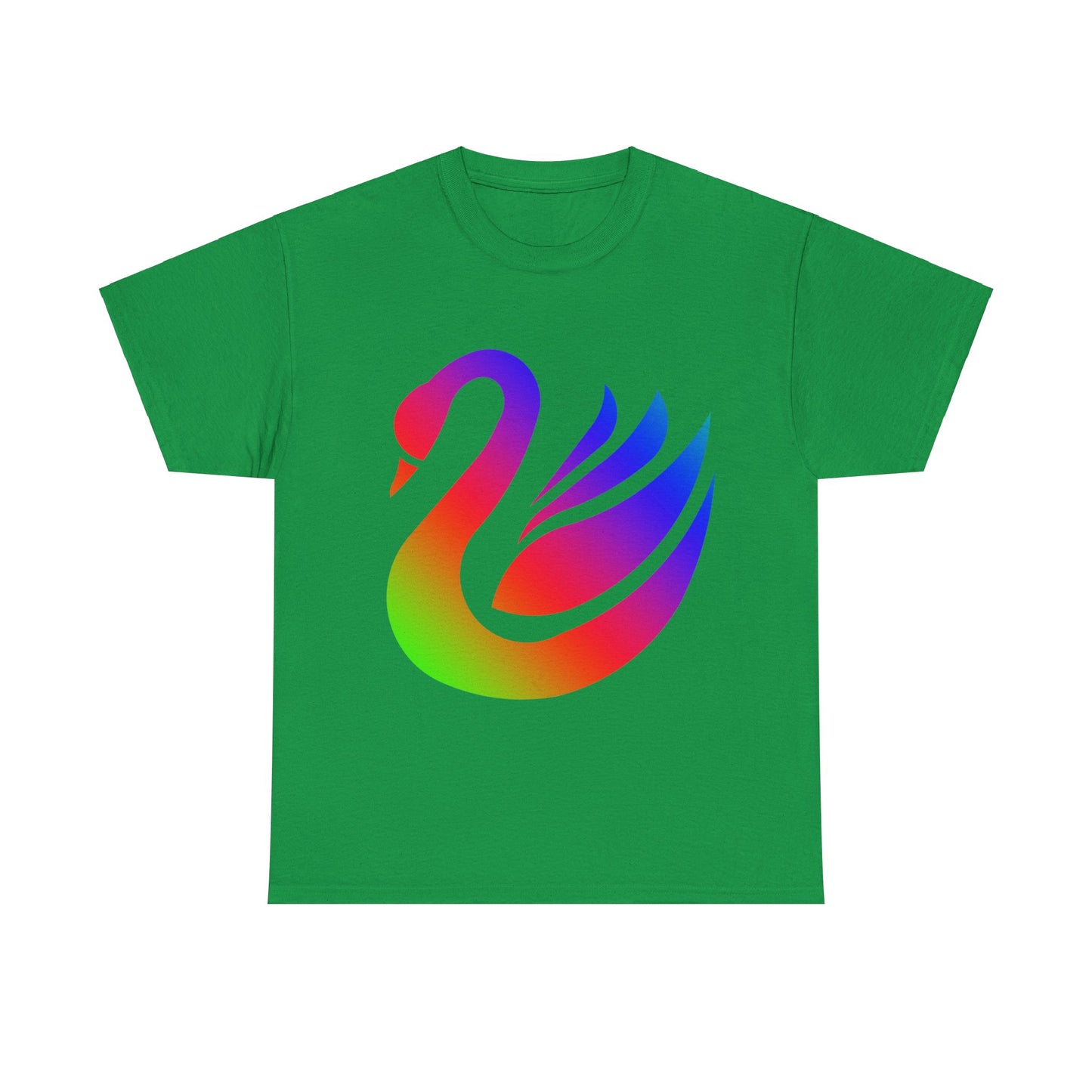 Vibrant, rainbow, colourful swan. Ideal for any animal or wildlife lover. T-SHIRT