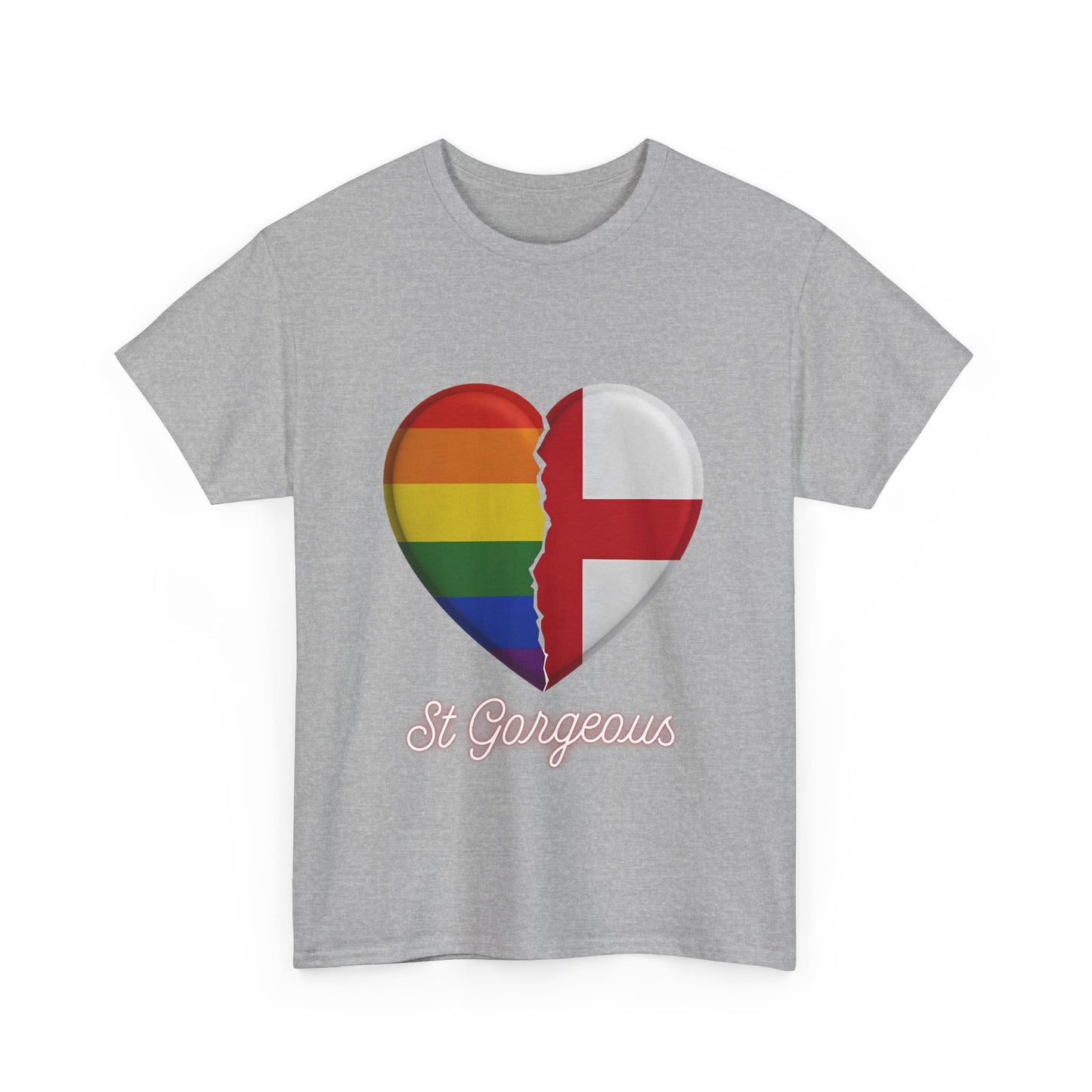 Pride Flag Unisex Tee - Reclaiming the St George's Cross