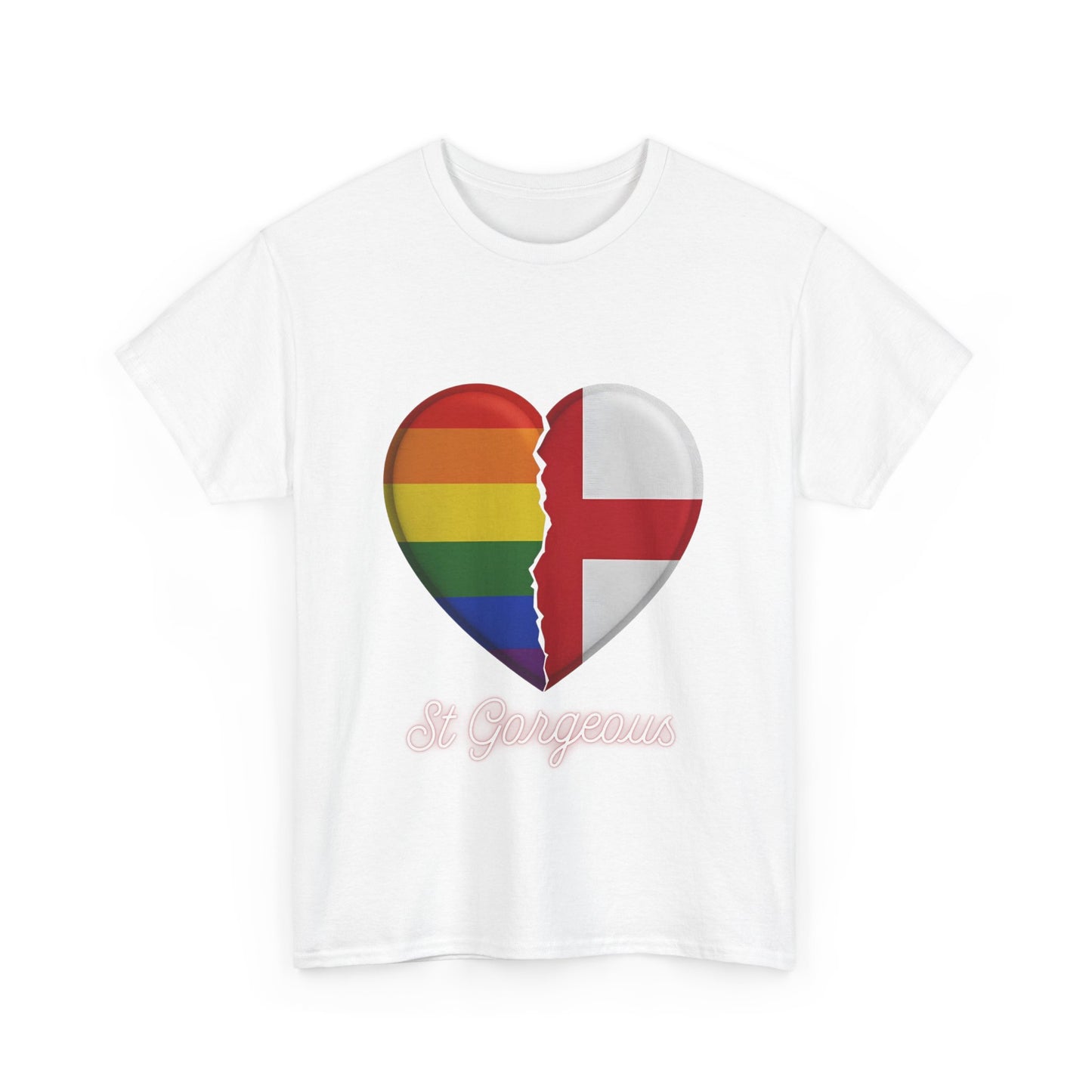 Pride Flag Unisex Tee - Reclaiming the St George's Cross