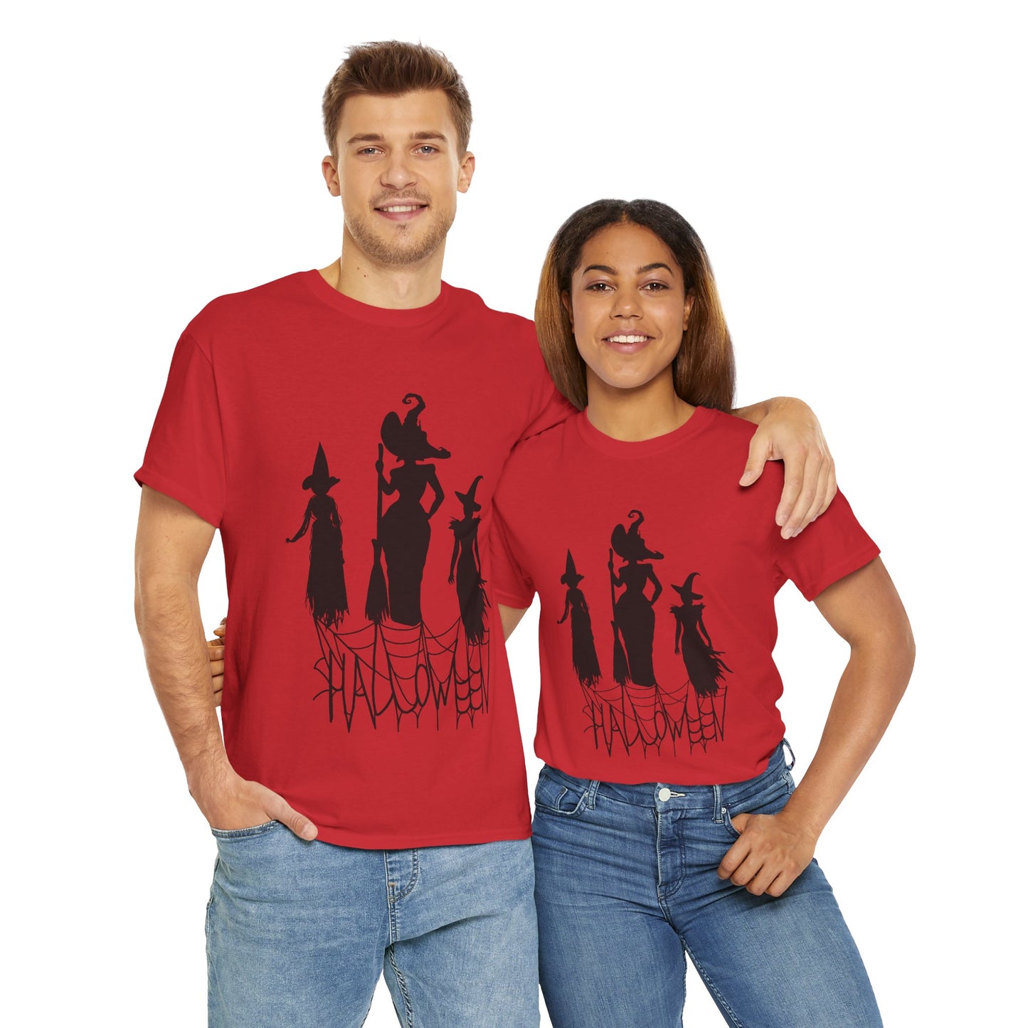 Unisex Heavy Cotton Tee - Three Witches