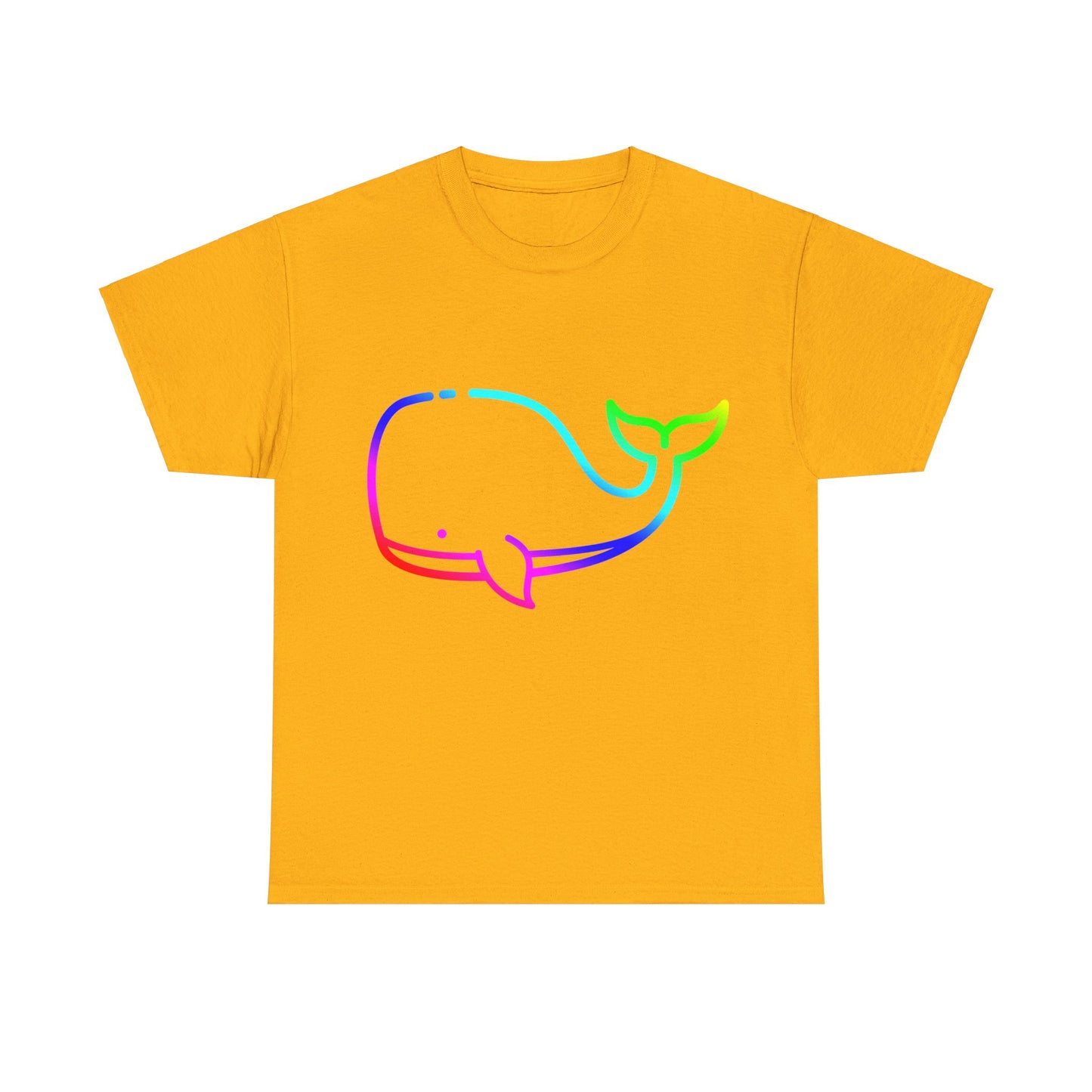 Vibrant, rainbow, colourful whale. Ideal for any animal or wildlife lover. T-SHIRT Use your imagine, bringing magic and sparkle to your life.