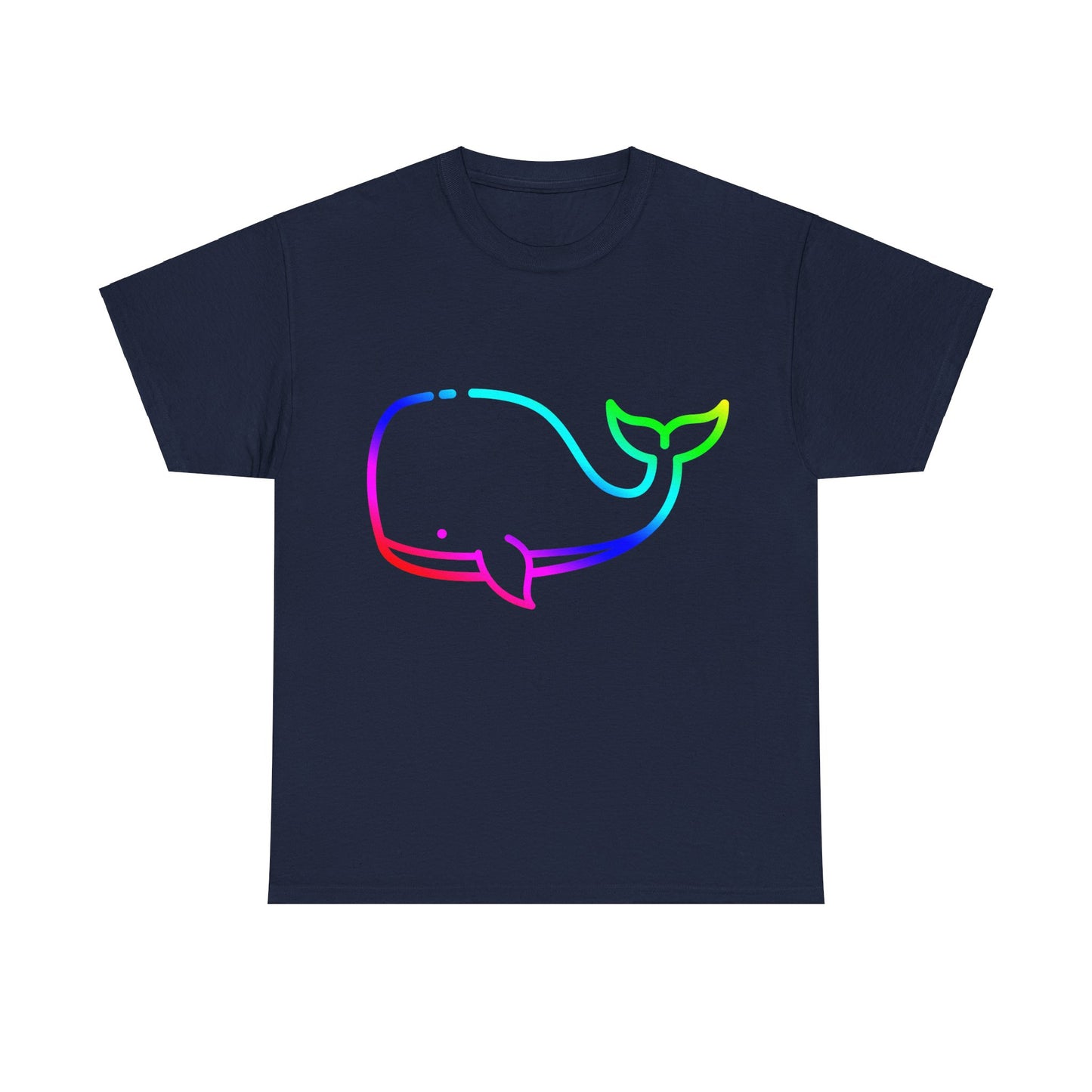 Vibrant, rainbow, colourful whale. Ideal for any animal or wildlife lover. T-SHIRT Use your imagine, bringing magic and sparkle to your life.