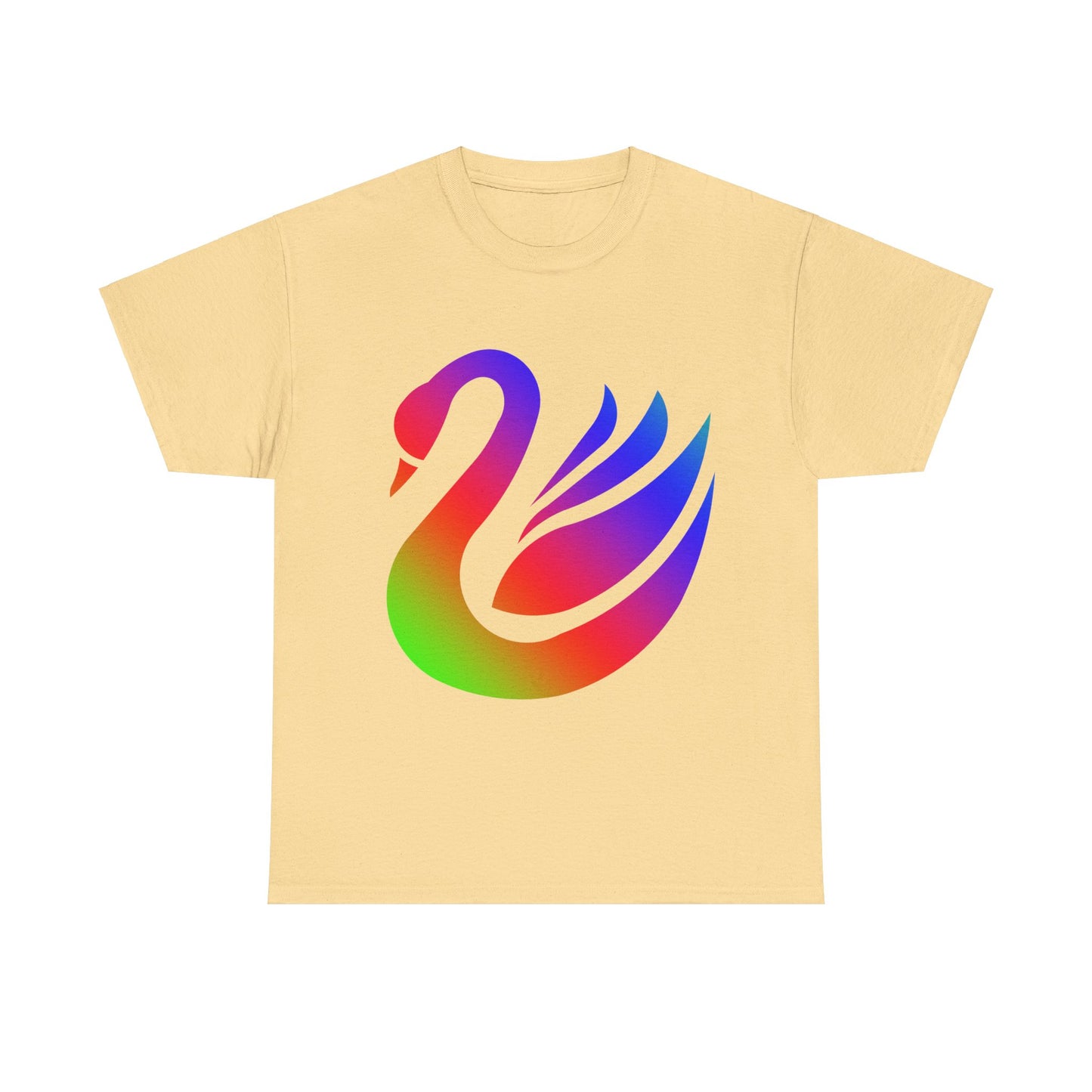 Vibrant, rainbow, colourful swan. Ideal for any animal or wildlife lover. T-SHIRT