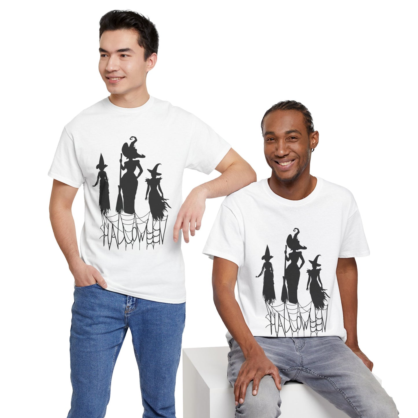Unisex Heavy Cotton Tee - Three Witches
