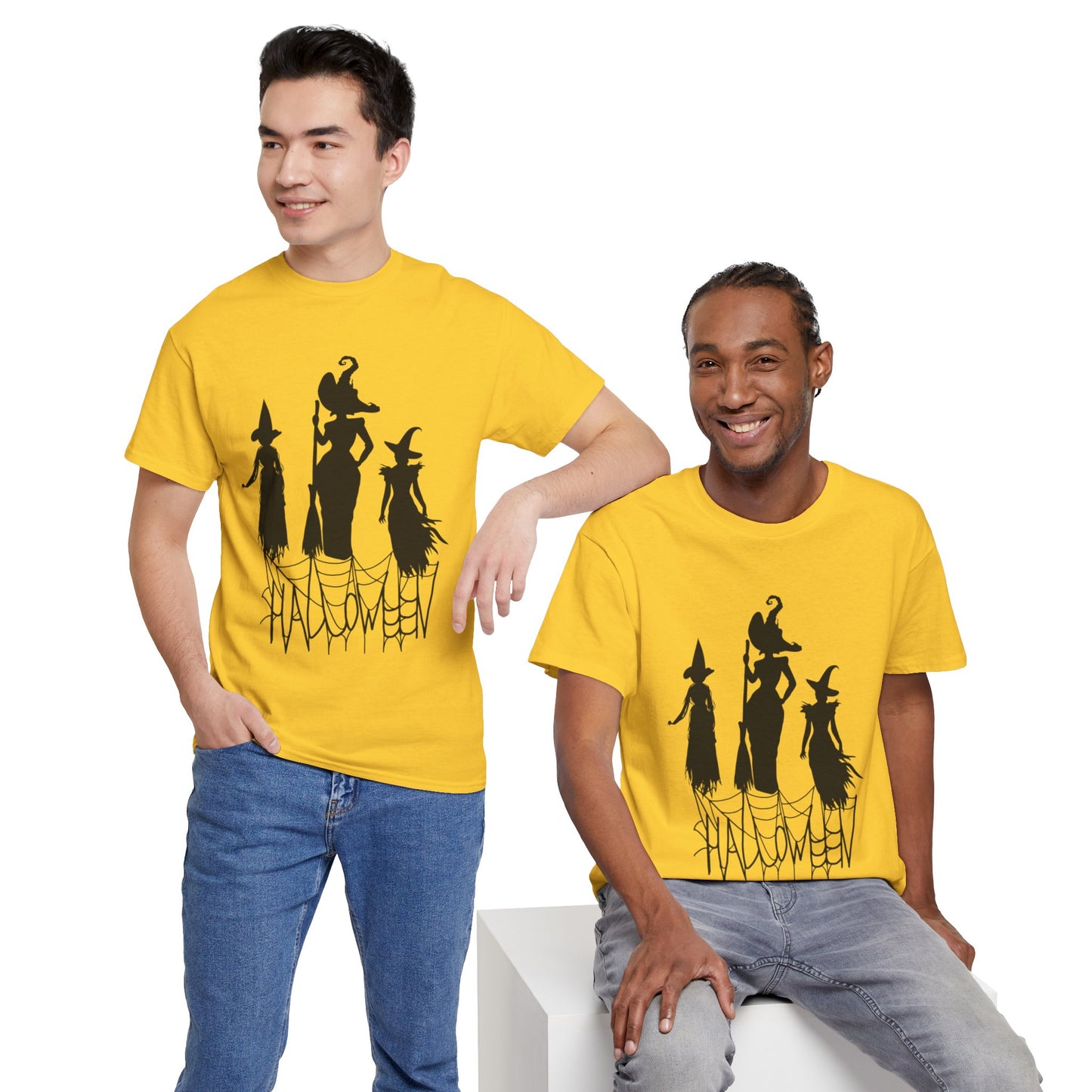 Unisex Heavy Cotton Tee - Three Witches