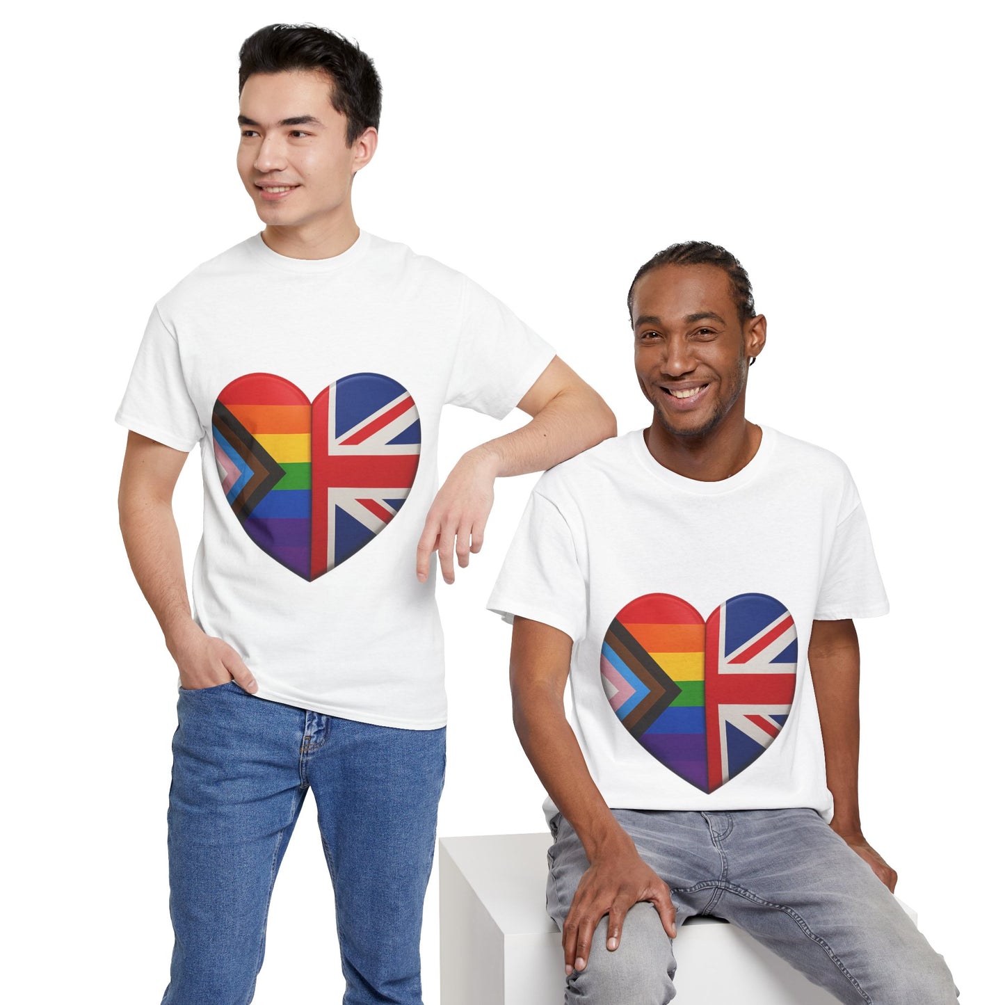 Pride Flag Unisex Tee - Reclaiming the Union Flag