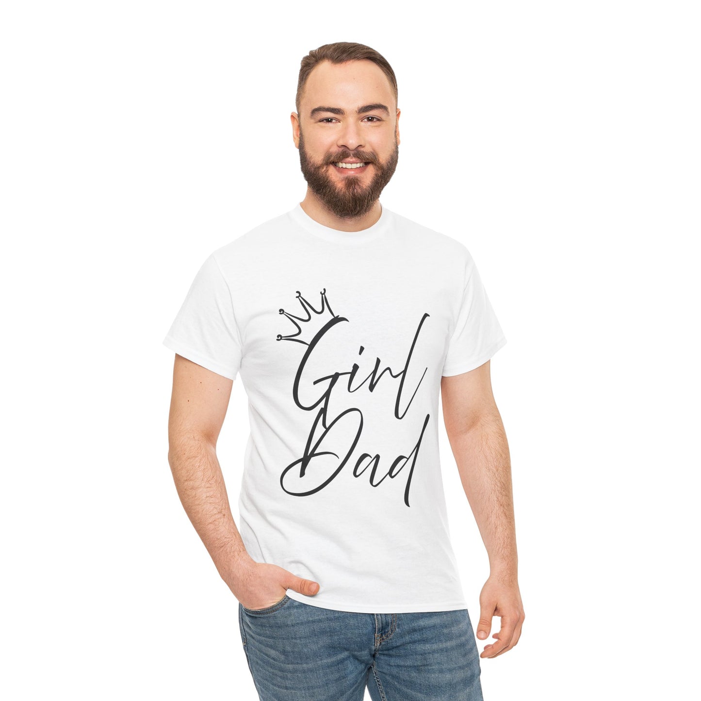 Girl Dad Tee - Unisex Heavy Cotton T-shirt