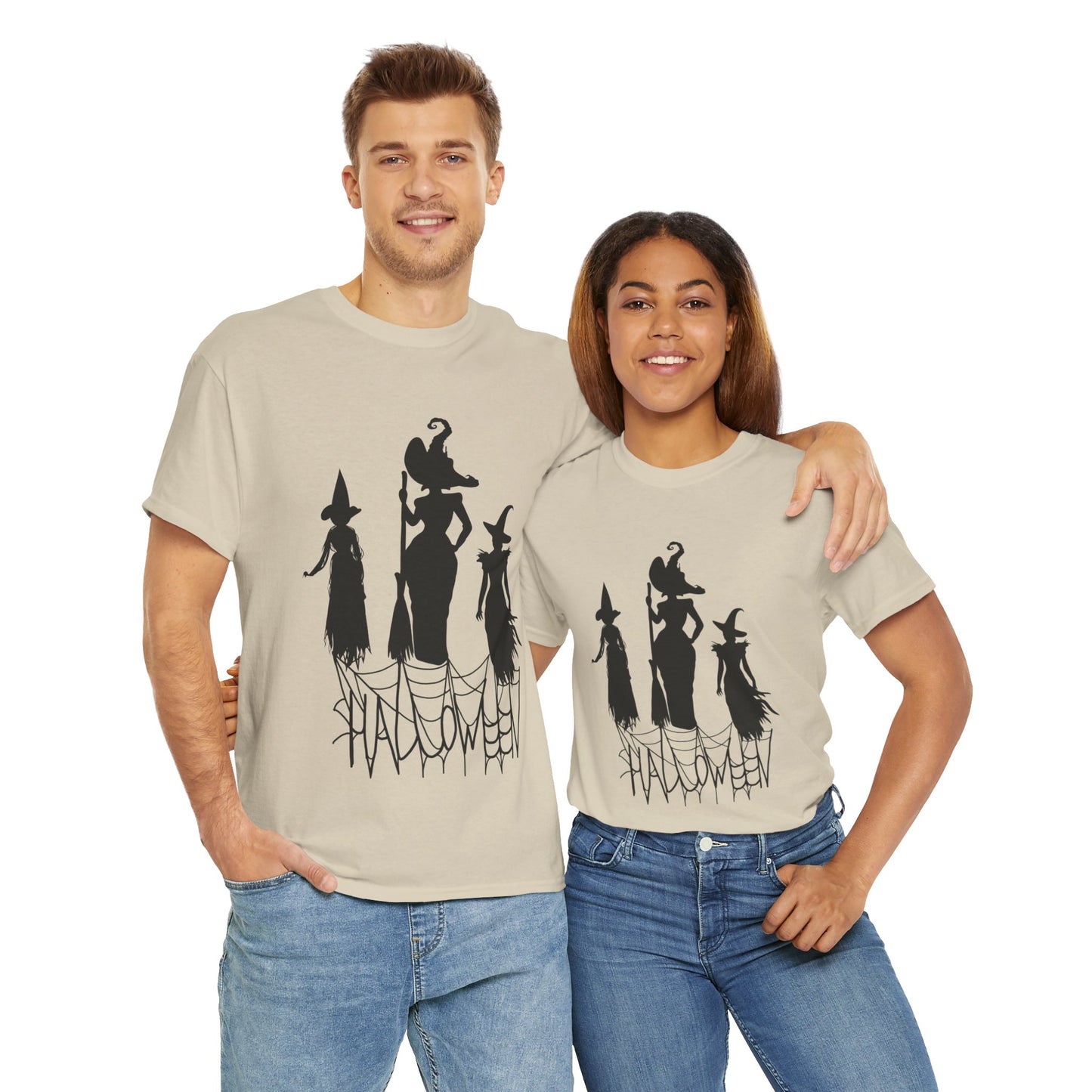 Unisex Heavy Cotton Tee - Three Witches