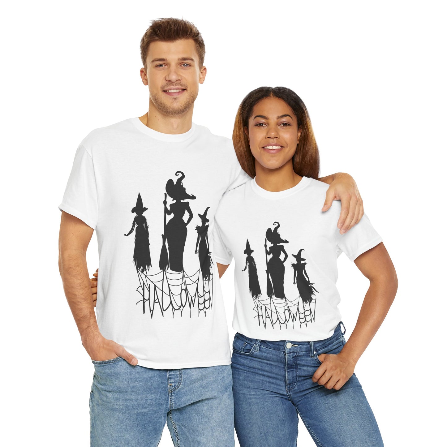 Unisex Heavy Cotton Tee - Three Witches