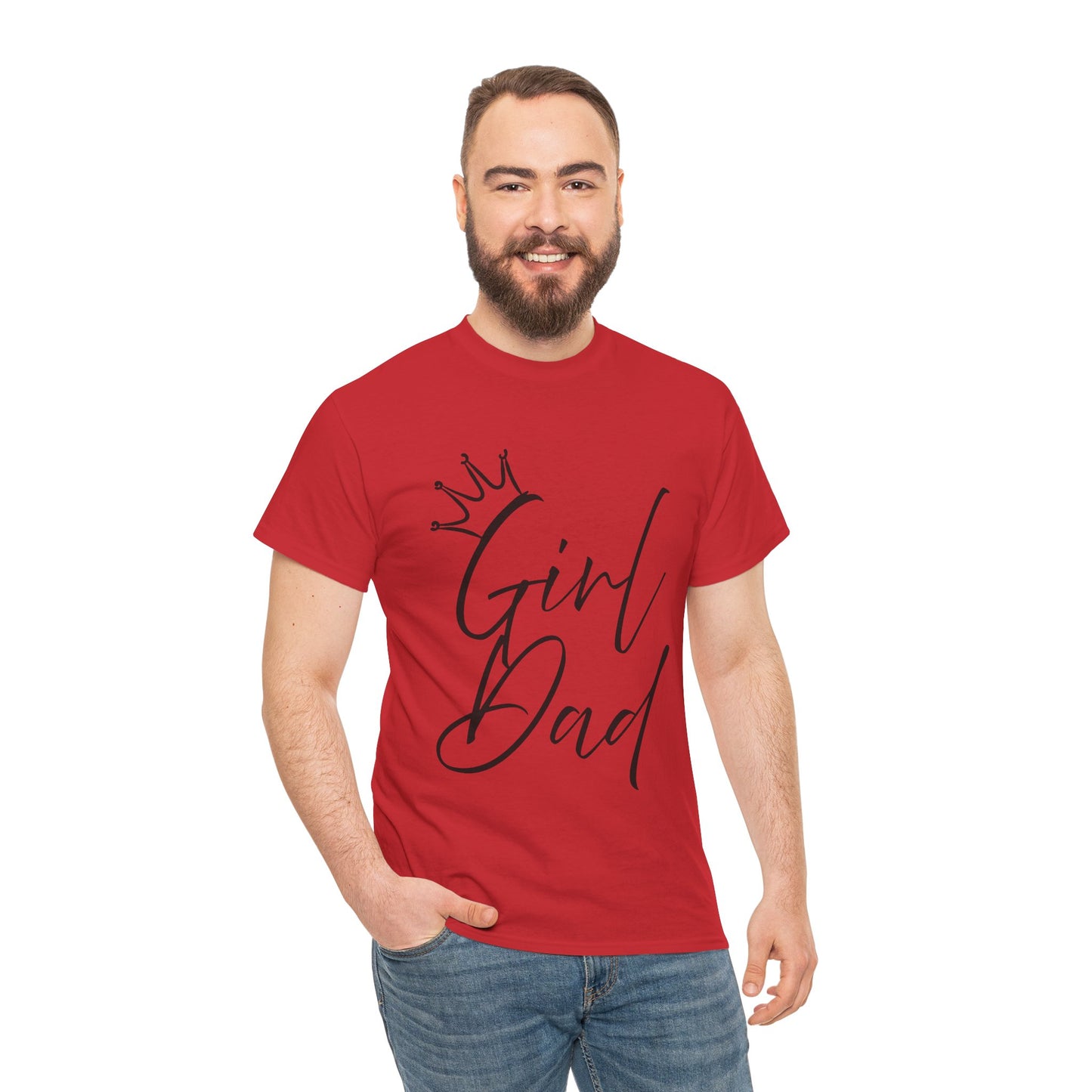 Girl Dad Tee - Unisex Heavy Cotton T-shirt