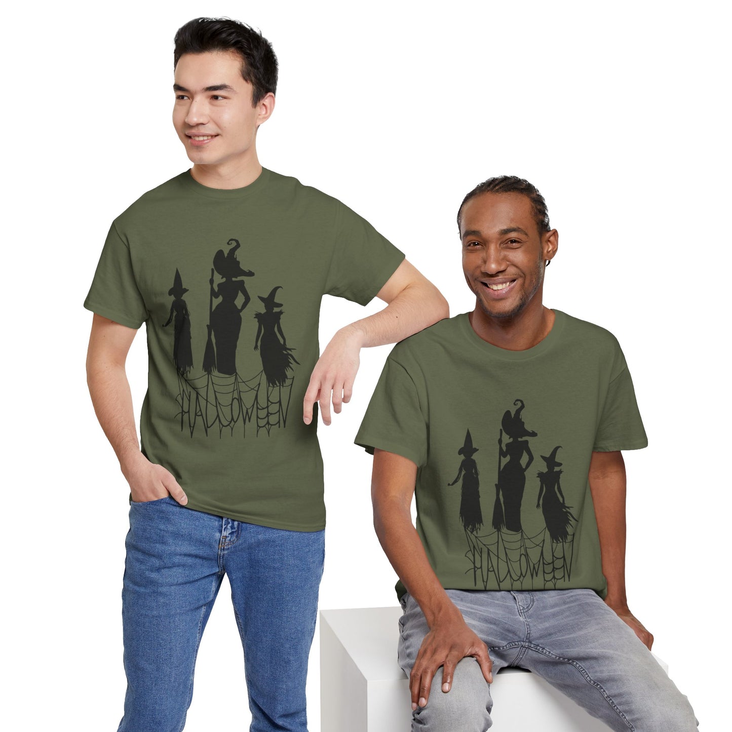 Unisex Heavy Cotton Tee - Three Witches