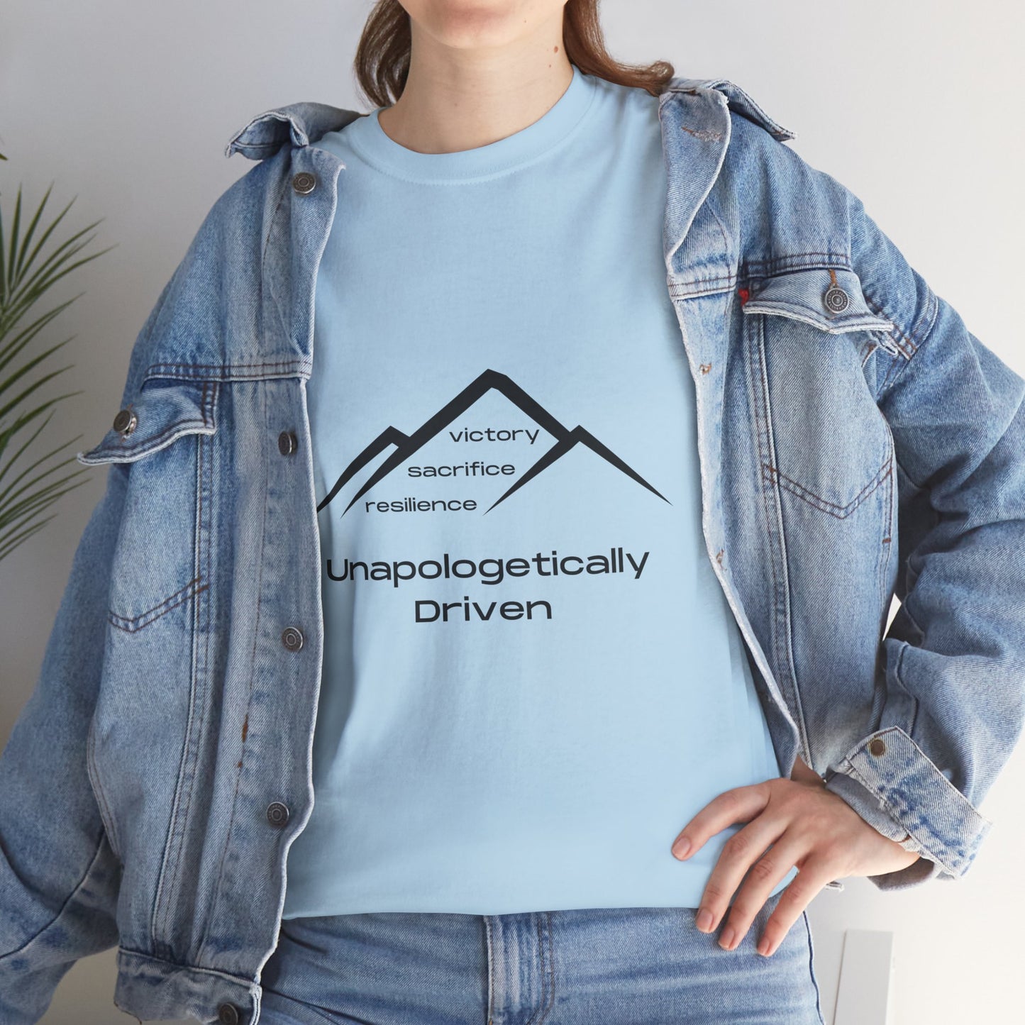 Unapologetically Driven Mountain Unisex Tee