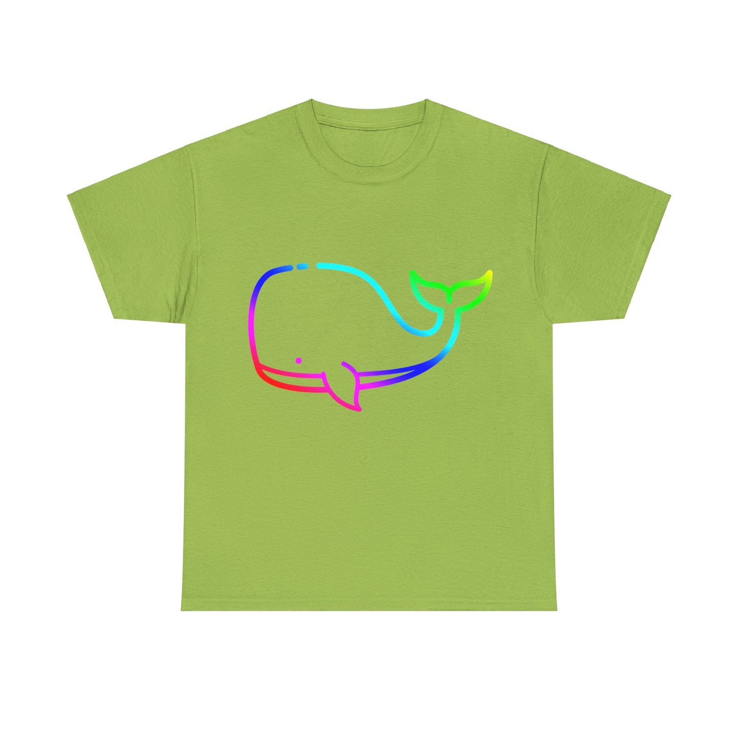 Vibrant, rainbow, colourful whale. Ideal for any animal or wildlife lover. T-SHIRT Use your imagine, bringing magic and sparkle to your life.