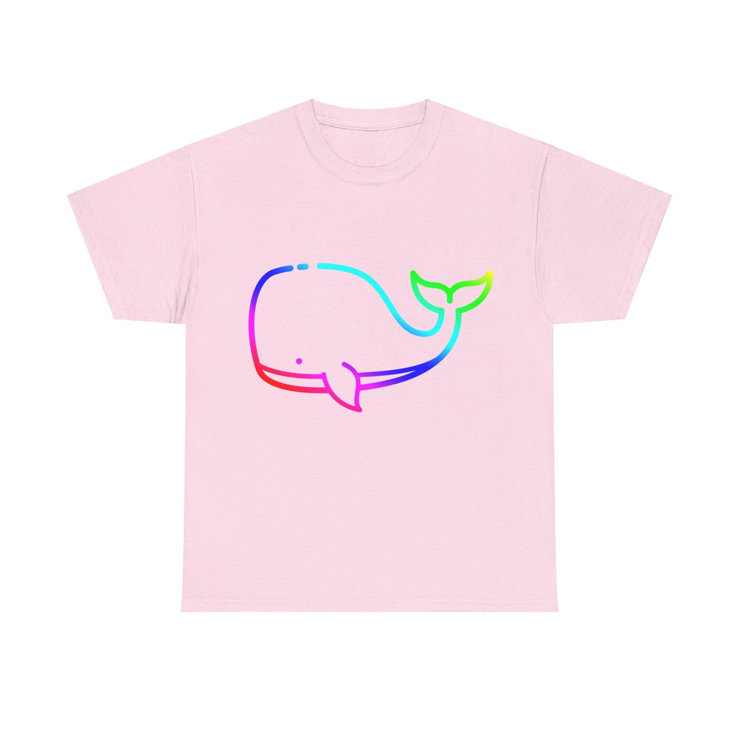 Vibrant, rainbow, colourful whale. Ideal for any animal or wildlife lover. T-SHIRT Use your imagine, bringing magic and sparkle to your life.