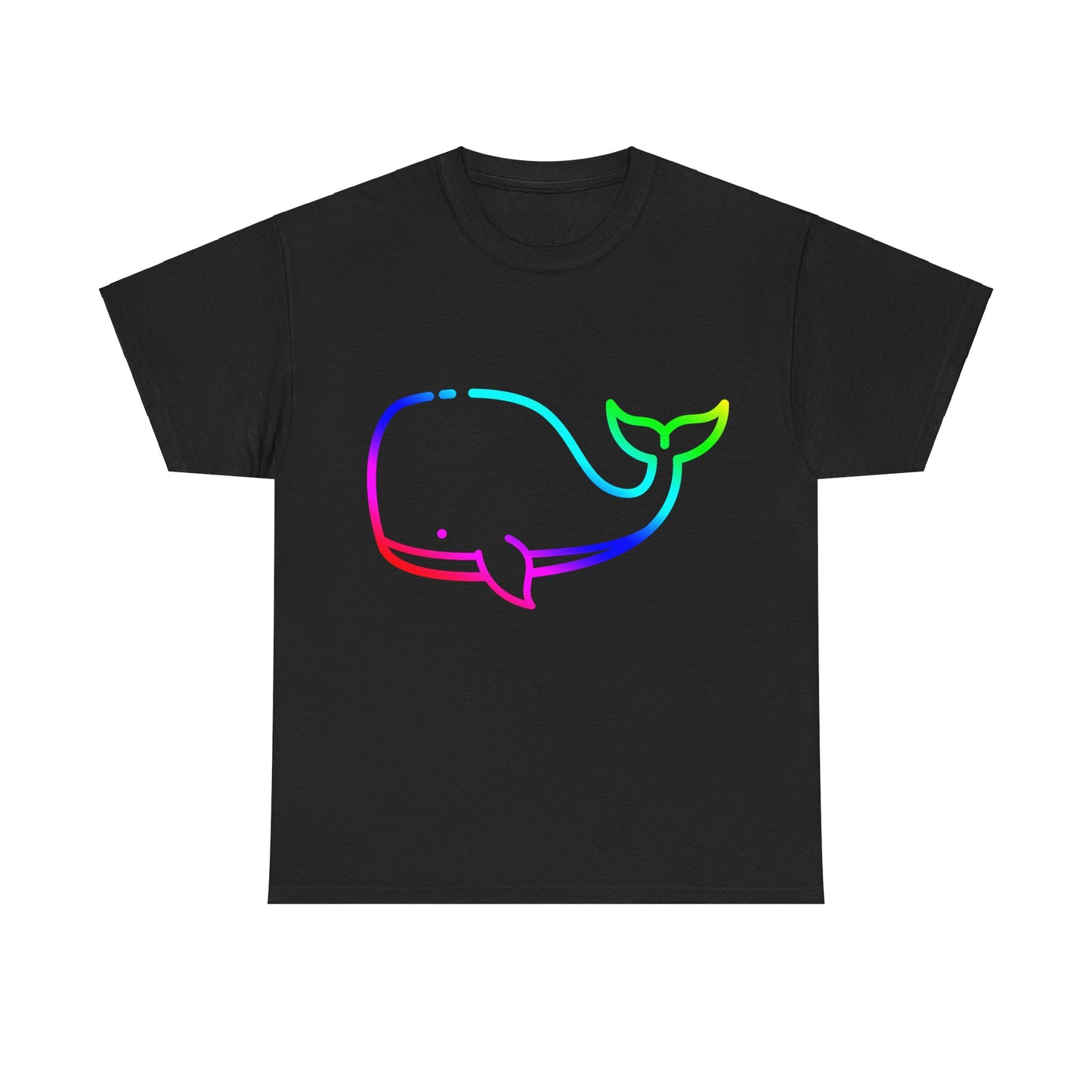 Vibrant, rainbow, colourful whale. Ideal for any animal or wildlife lover. T-SHIRT Use your imagine, bringing magic and sparkle to your life.