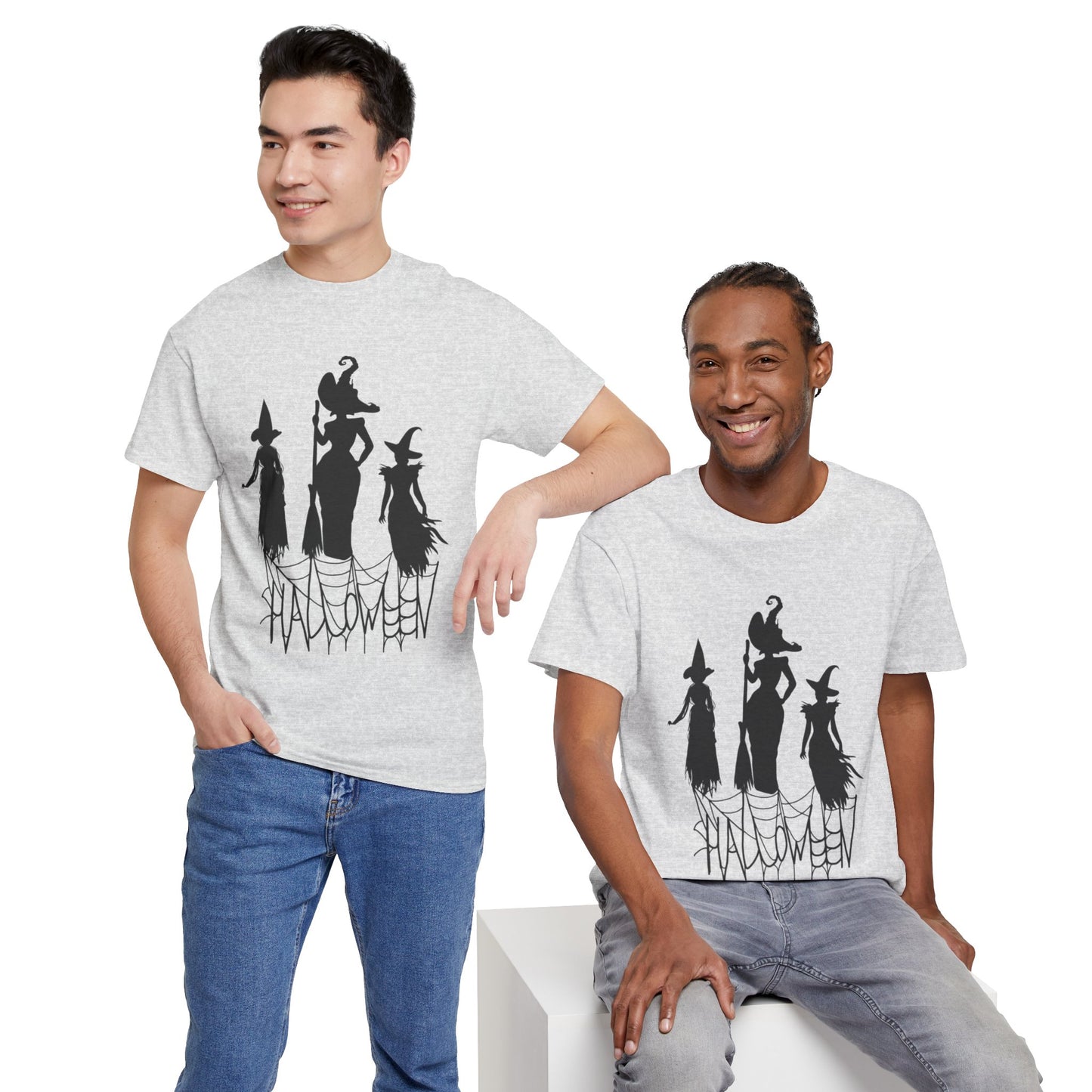 Unisex Heavy Cotton Tee - Three Witches