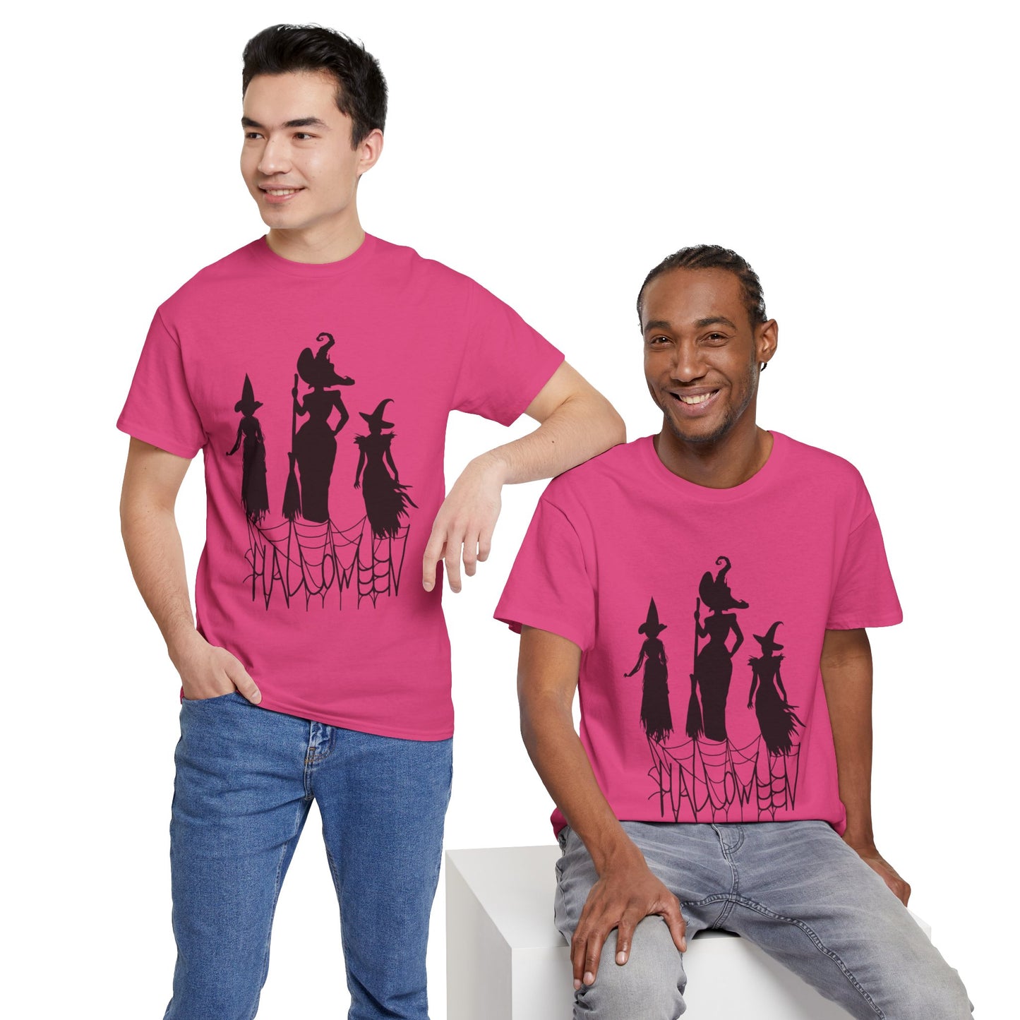 Unisex Heavy Cotton Tee - Three Witches