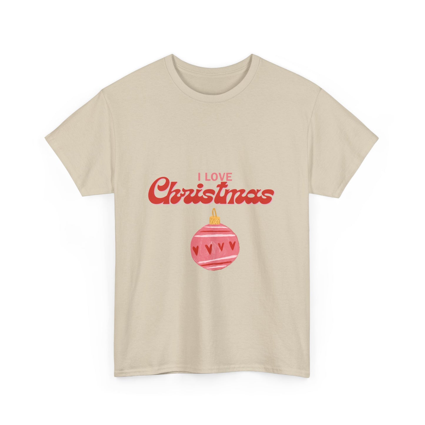 I Love Christmas - Unisex Heavy Cotton Tee
