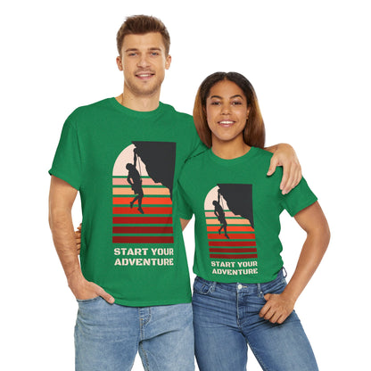 Climbing Adventure - Unisex Heavy Cotton Tee