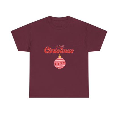 I Love Christmas - Unisex Heavy Cotton Tee