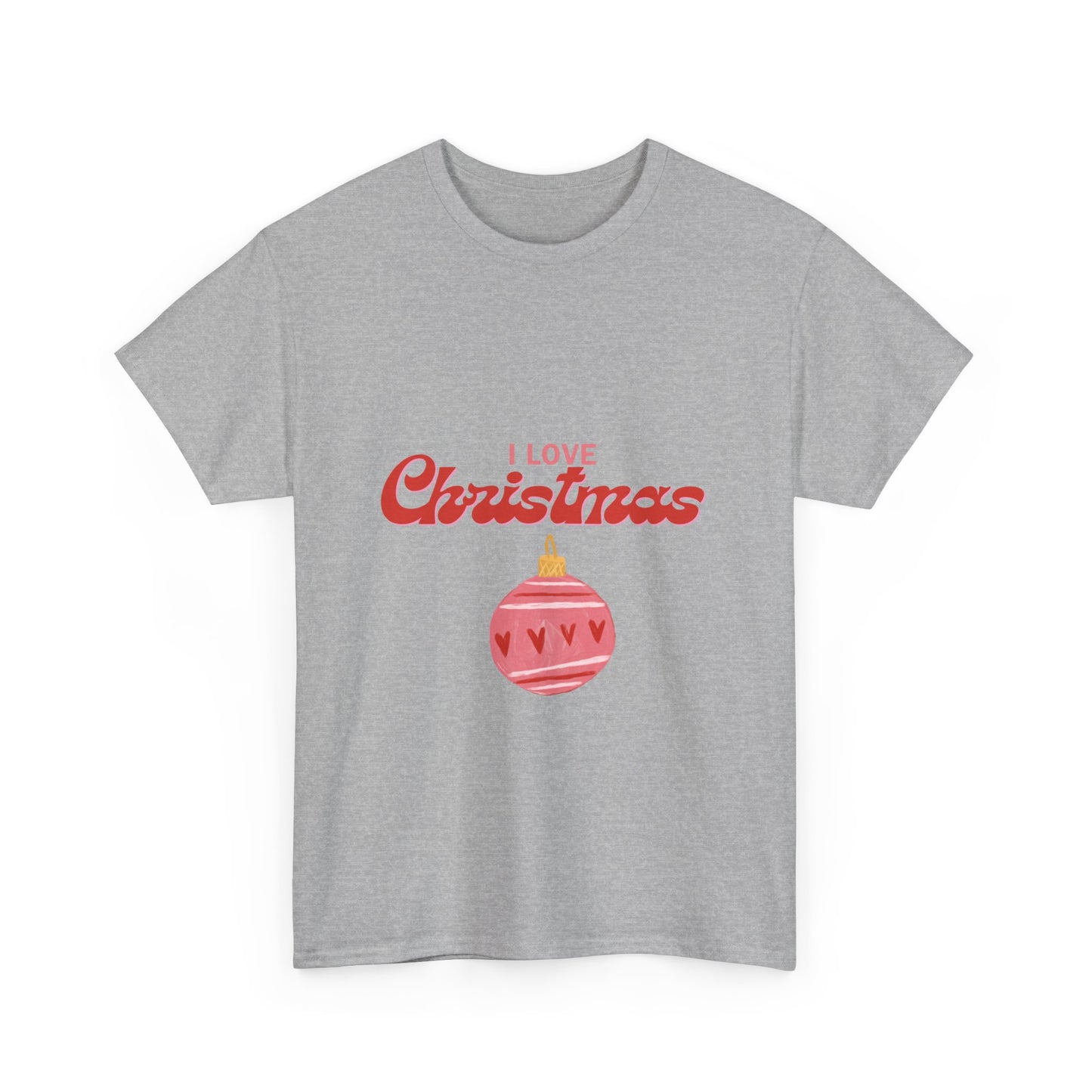 I Love Christmas - Unisex Heavy Cotton Tee