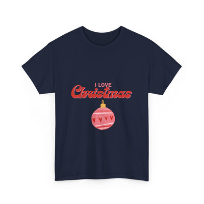 I Love Christmas - Unisex Heavy Cotton Tee