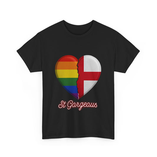 Pride Flag Unisex Tee - Reclaiming the St George's Cross