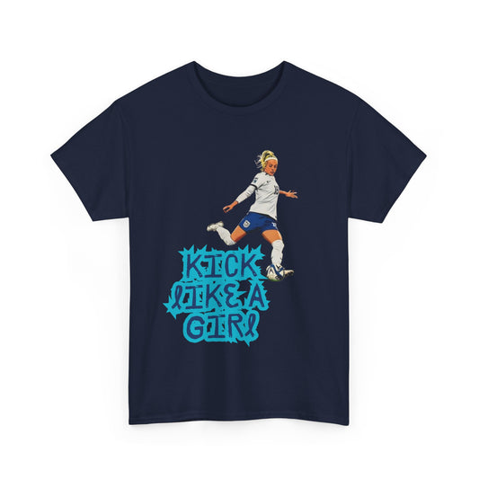 Kick Like A Girl Unisex Tee - UEFA Women's Euro 2025 Inspired
