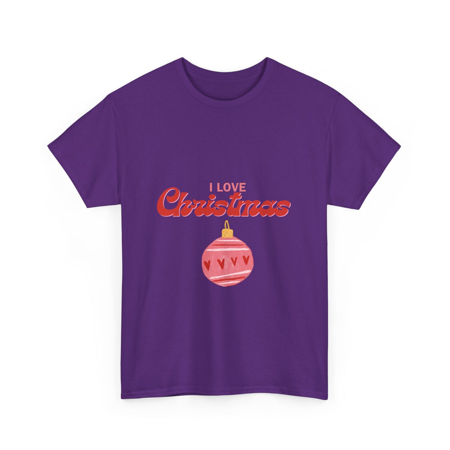 I Love Christmas - Unisex Heavy Cotton Tee