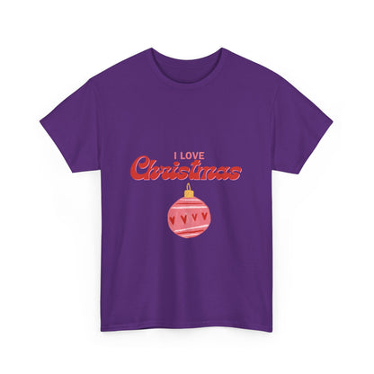 I Love Christmas - Unisex Heavy Cotton Tee