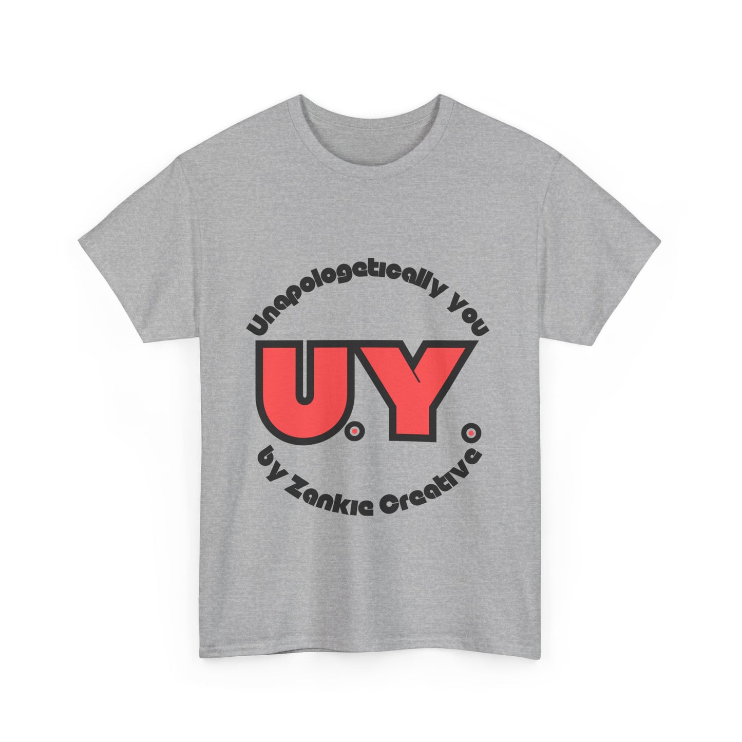 Unapologetically You logo t-shirt featuring bold minimalist design, celebrating individuality and self-expression; ethically sourced cotton, UK-printed, perfect for everyday empowerment and casual streetwear fashion. For all those who strive to be Unapologetically You. 