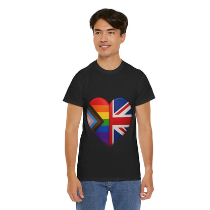 Pride Flag Unisex Tee - Reclaiming the Union Flag