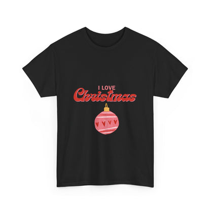 I Love Christmas - Unisex Heavy Cotton Tee
