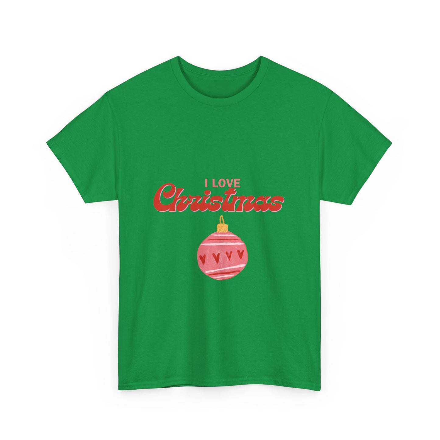 I Love Christmas - Unisex Heavy Cotton Tee