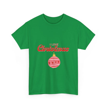 I Love Christmas - Unisex Heavy Cotton Tee