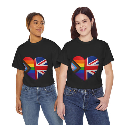 Pride Flag Unisex Tee - Reclaiming the Union Flag