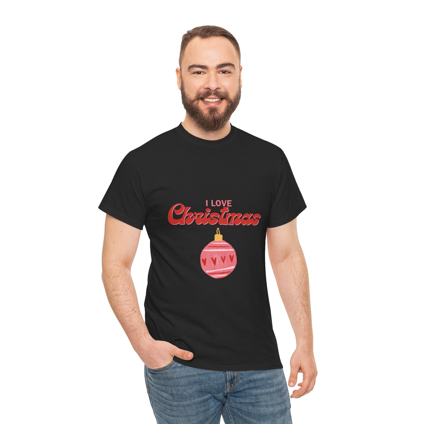 I Love Christmas - Unisex Heavy Cotton Tee