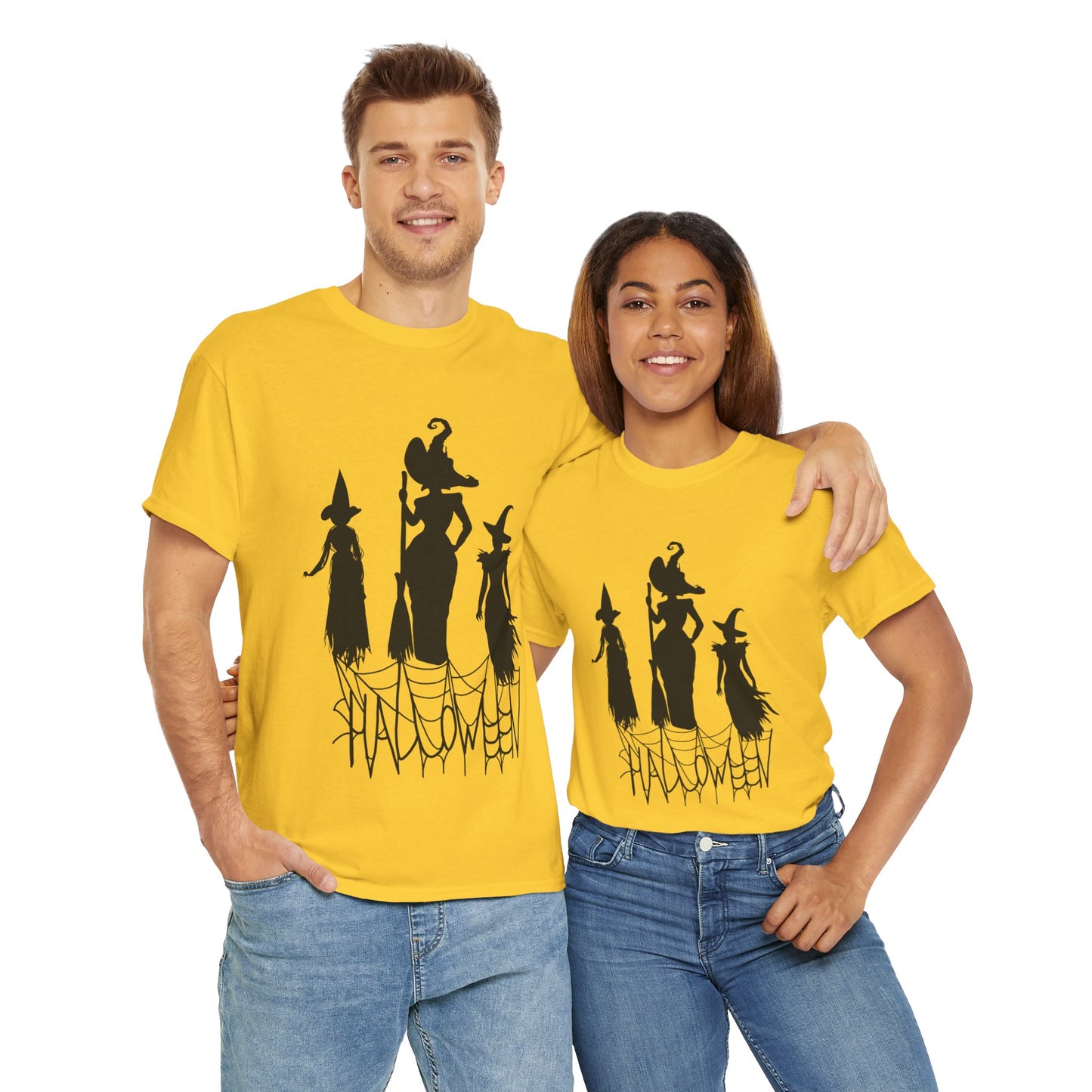Unisex Heavy Cotton Tee - Three Witches