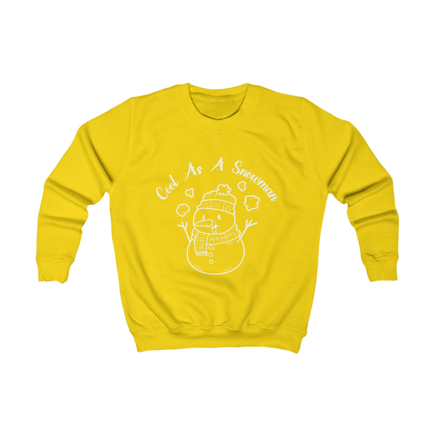 Cool As A Snowman - Kids Sweatshirt