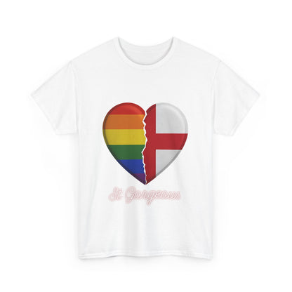 Pride Flag Unisex Tee - Reclaiming the St George's Cross