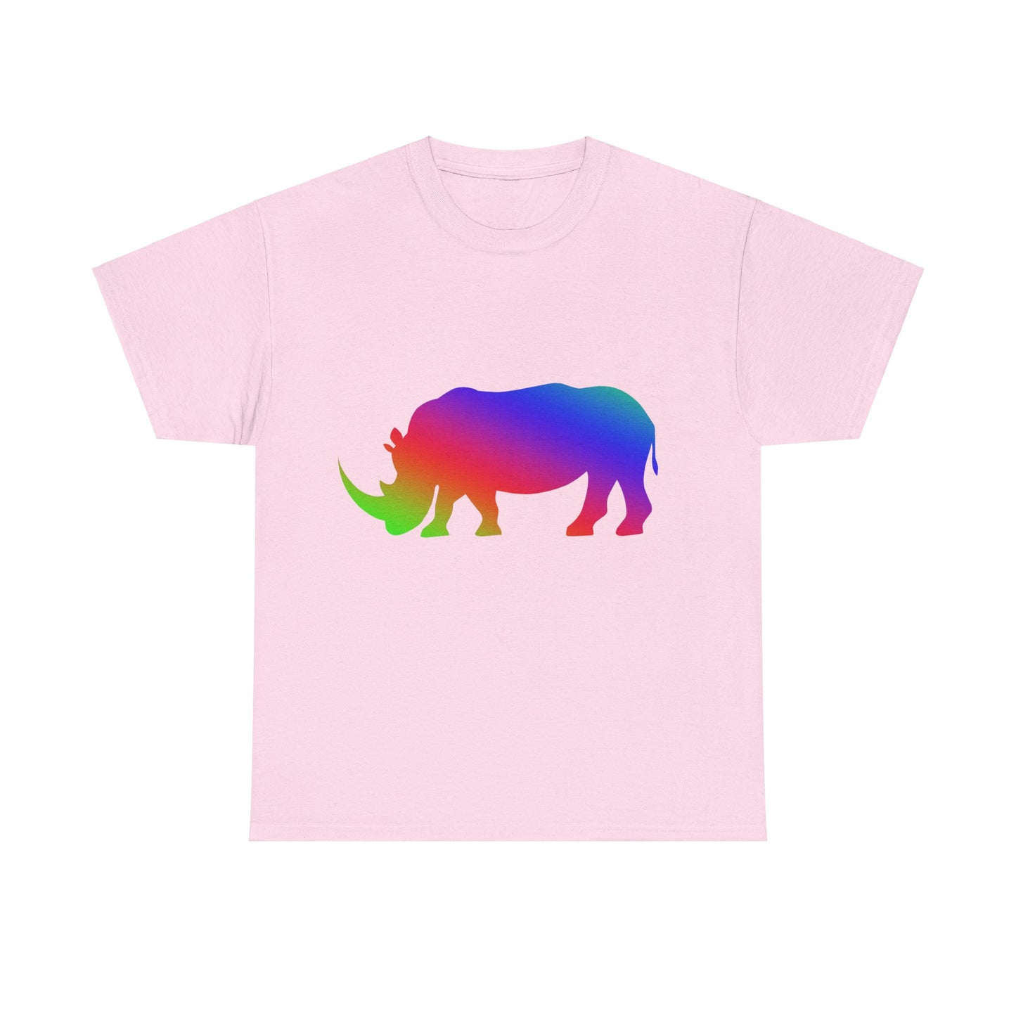 Vibrant, rainbow, colourful Rhino. Ideal for any animal or wildlife lover.  T-SHIRT Use your imagine, bringing magic and sparkle to your life.