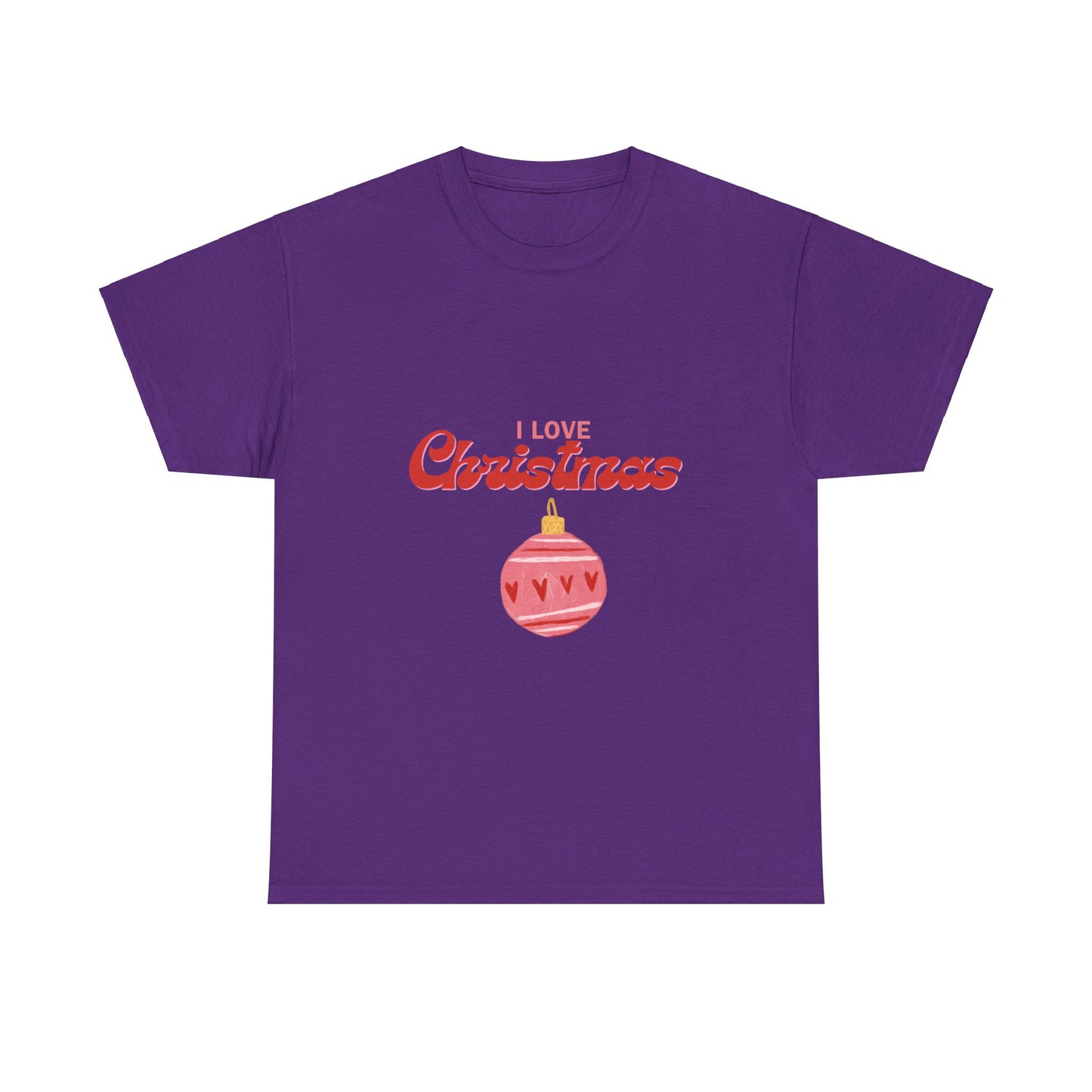 I Love Christmas - Unisex Heavy Cotton Tee