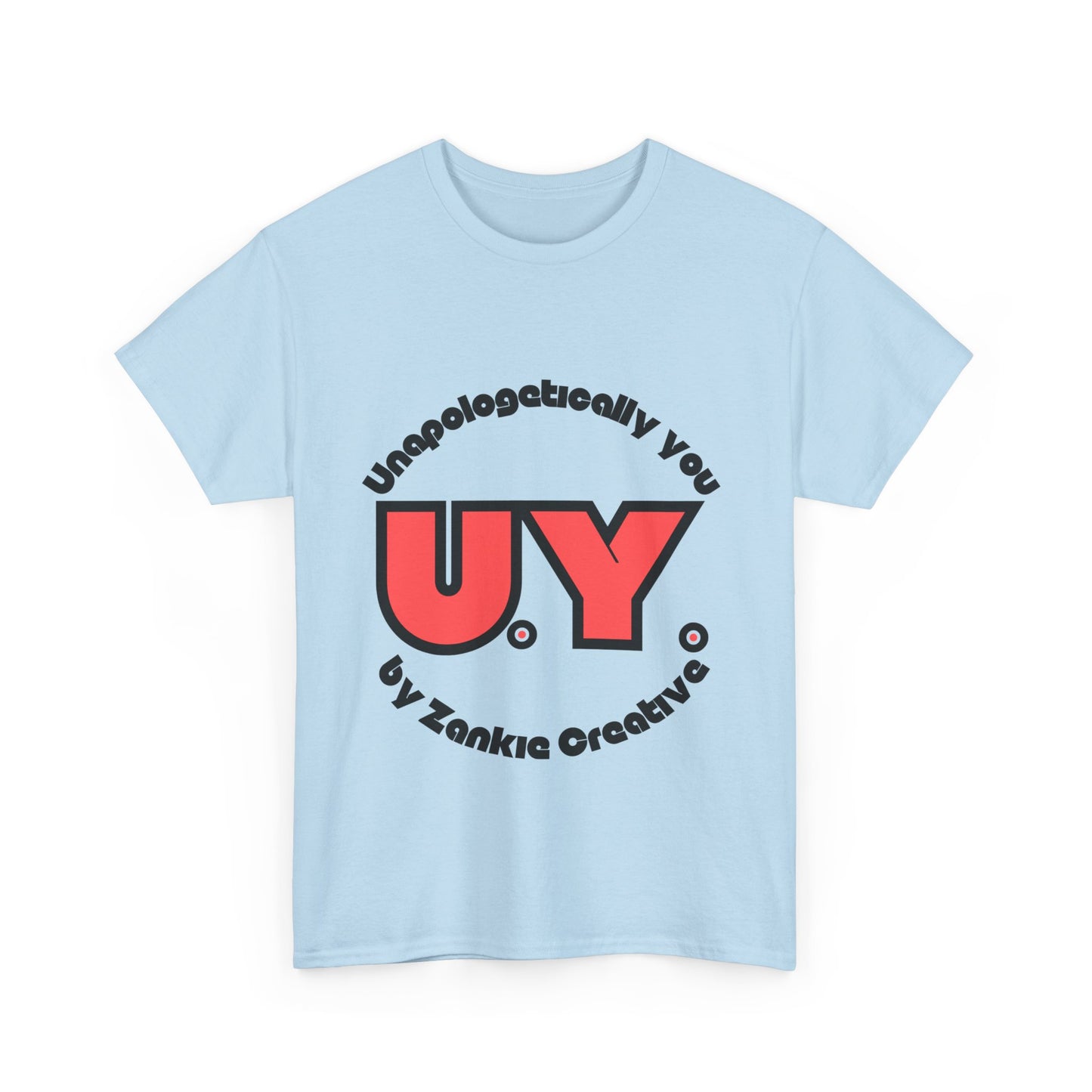 Unapologetically You logo t-shirt featuring bold minimalist design, celebrating individuality and self-expression; ethically sourced cotton, UK-printed, perfect for everyday empowerment and casual streetwear fashion. For all those who strive to be Unapologetically You. 