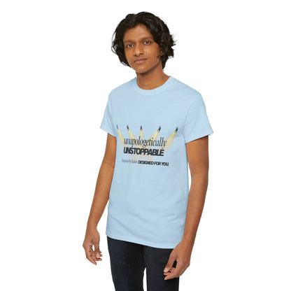Statement tee with 'Unapologetically Unstoppable' design — inspired by Unapologetic Icon - Taylor Swift. Fashion for bold self-expression.