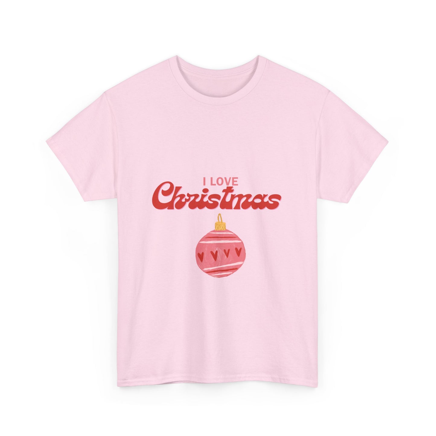 I Love Christmas - Unisex Heavy Cotton Tee